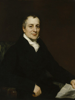 Portrait of David Ricardo by Thomas Phillips, circa 1821