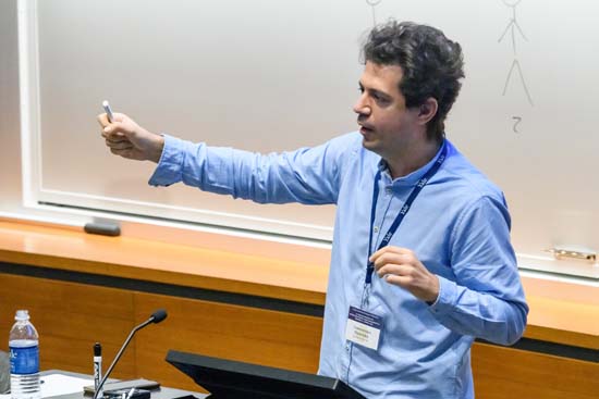Daskalakis presenting at the 2022 GE Conference