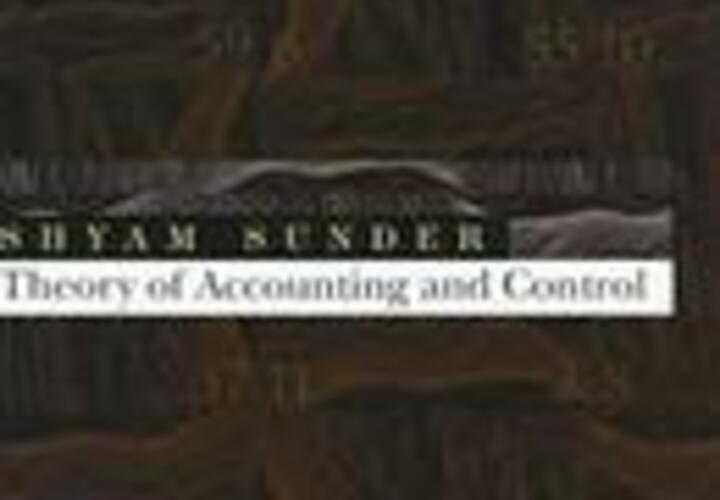 Sunder - Theory of Accounting Book Cover